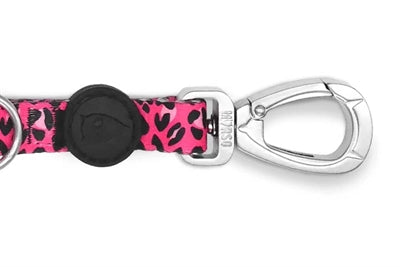 Morso Adjustable Dog Leash Recycled Bubble Leo Pink