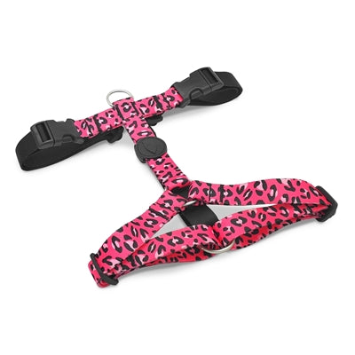 Morso H-harness recycled bubble leo pink