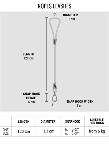 Morso Dog Leash Regular Rope Recycled Red Velvet