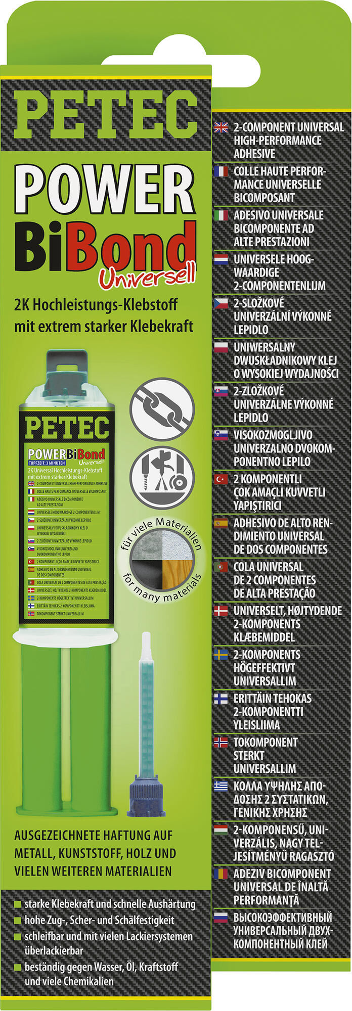 Petec universal glue power bibond adhesive power bibond sb 24ml