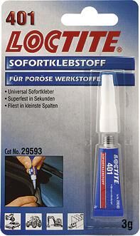Loctite universal glue 401 second glue 3 gr. sb tube