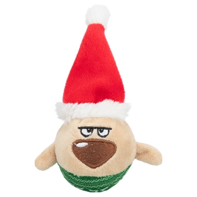 Trixie Xmas gnome rattle ball plush