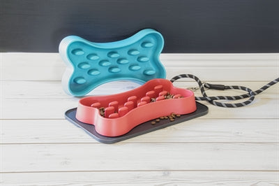 Tarhong anti-shock food bowl slow chow bone blue