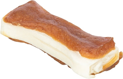 Trixie Pressed Bone White Beefhide with Chicken