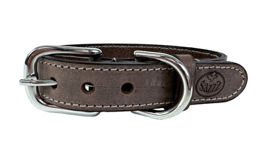 Sazzz Dog Collar Nomad Vintage Leather Brown