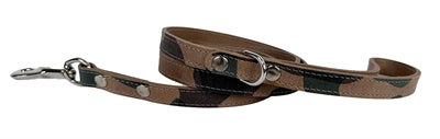 Sazzz Dog Leash Fearless Vintage Leather Camouflage