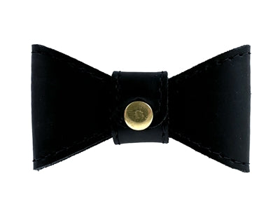 Sazzz csokornyakkendő glamper bőr fekete