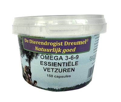 Animal Drogist Omega 3-6-9 fettsyrekapsler