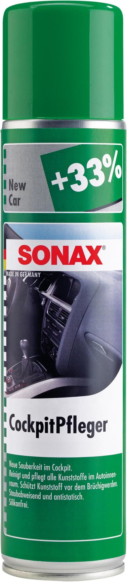 Sonax plastic maintenance product cockpit care cockpit care new car 400ml