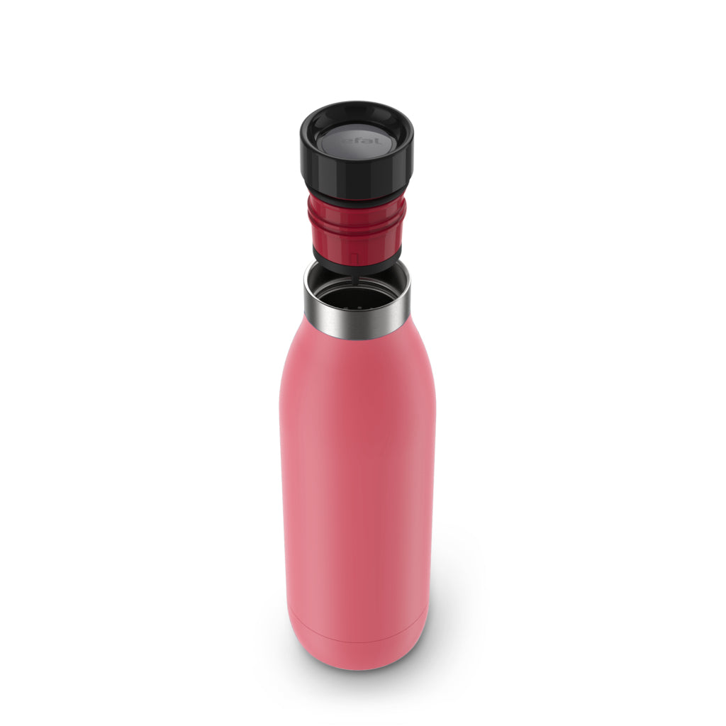 Tefal n3110410 bludrop basic thermos flask 0.5l coral