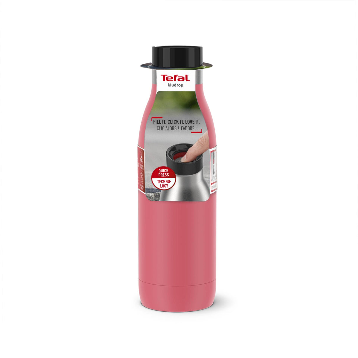 Tefal n3110410 bludrop basic termosflaska 0,5l korall