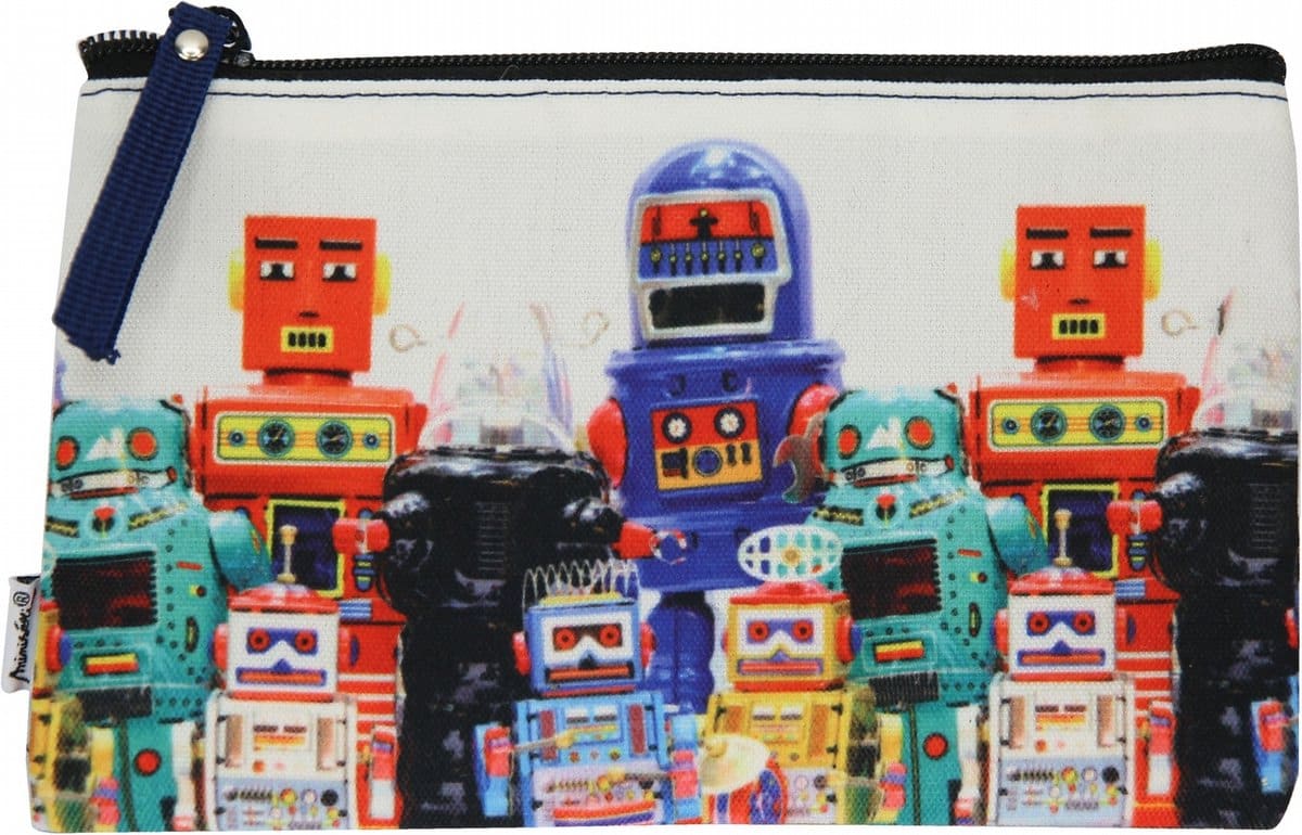 Jim Jam Pencil Case Robo Mini Series Pencil Case 1 Compartment with 1 Zipper