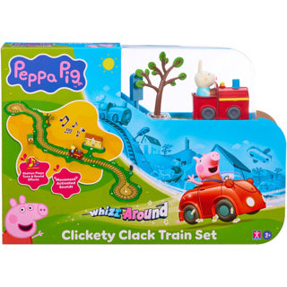 Peppa whizz around clickety clack train set