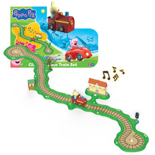 Peppa whizz around clickety clack train set
