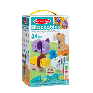 Set da gioco safari bloccabile Melissa Doug (34 pezzi)