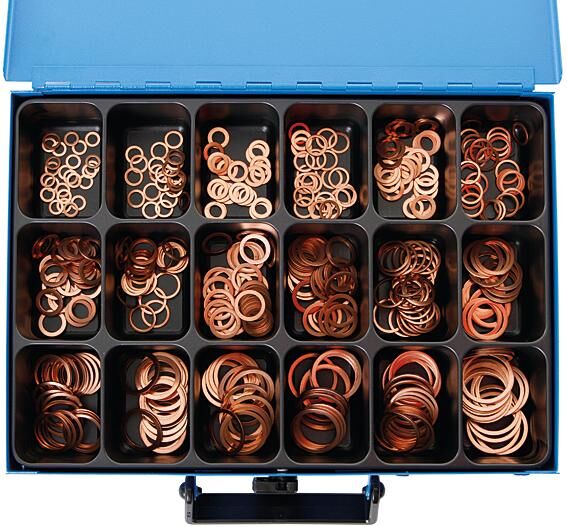 Dresselhaus sealing ring assortment sort.washers din 7603