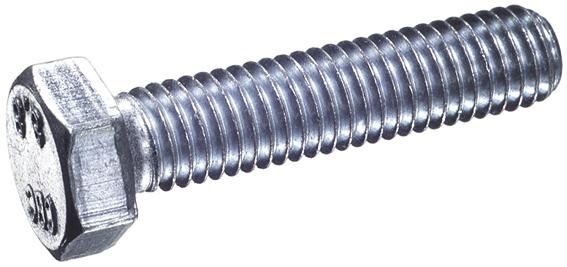 Dresselhaus hexagon tap bolt 6-kt-screw, threaded head dresselh.m10x80mm galvani