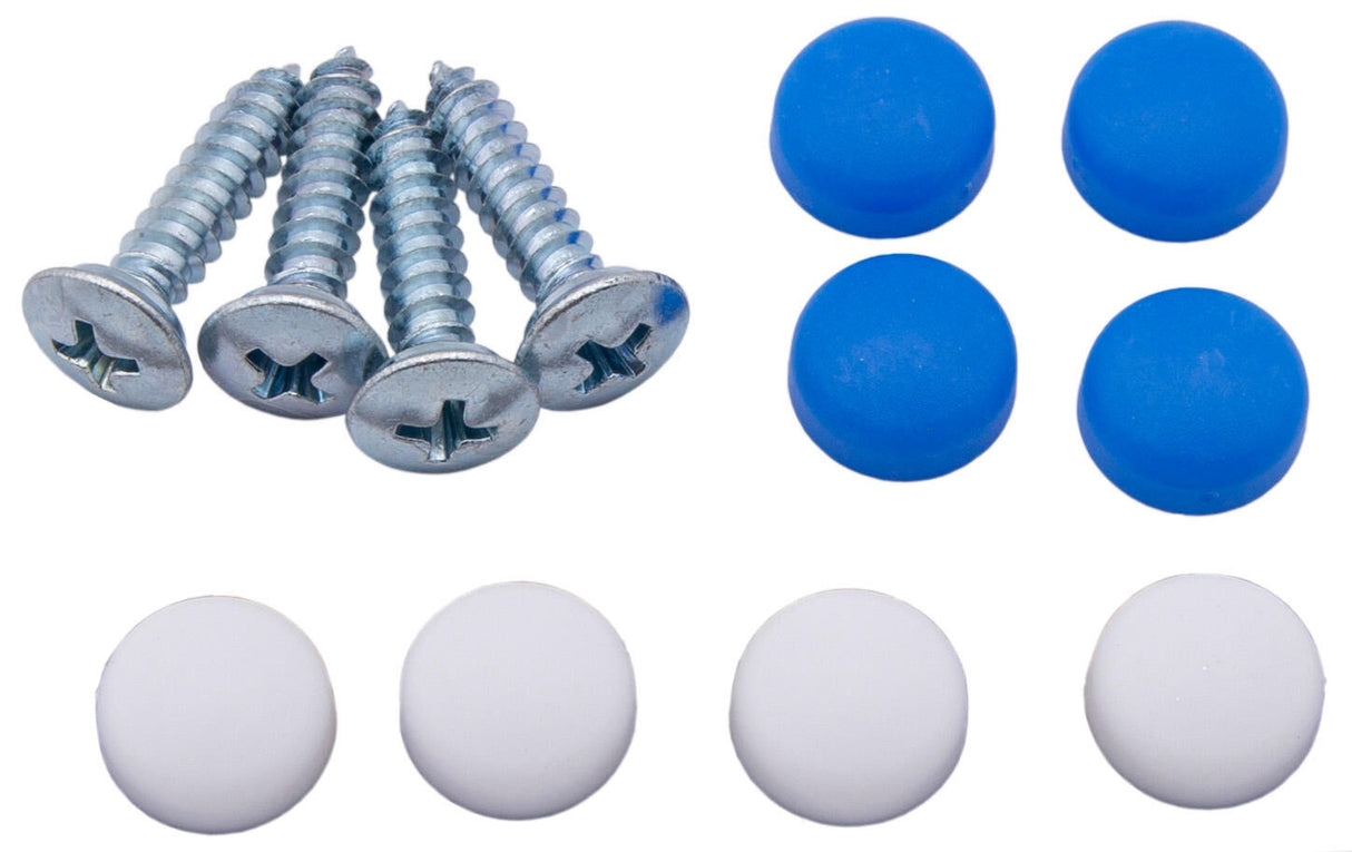 Dresselhaus kentekenplaatschroef assortiment sb-mix license plate number sb-m 4.8x19 caps(blue+white)