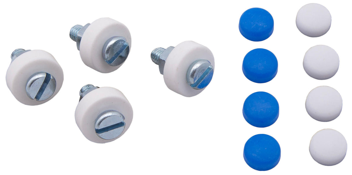 Dresselhaus license plate screw assortment sb-mix license plate number sb-m 6x20 caps (blue + white)