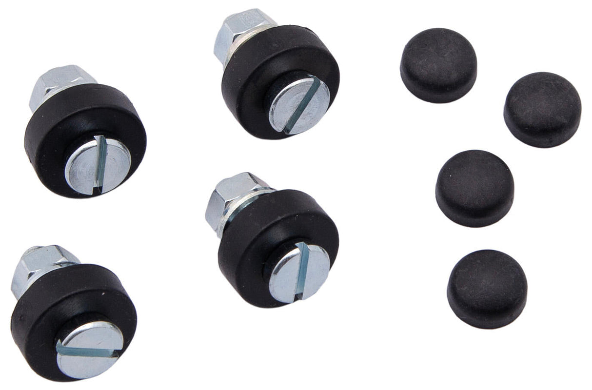 Dresselhaus license plate screw assortment sb-mix license plate number sb-m 6x20 caps (black)