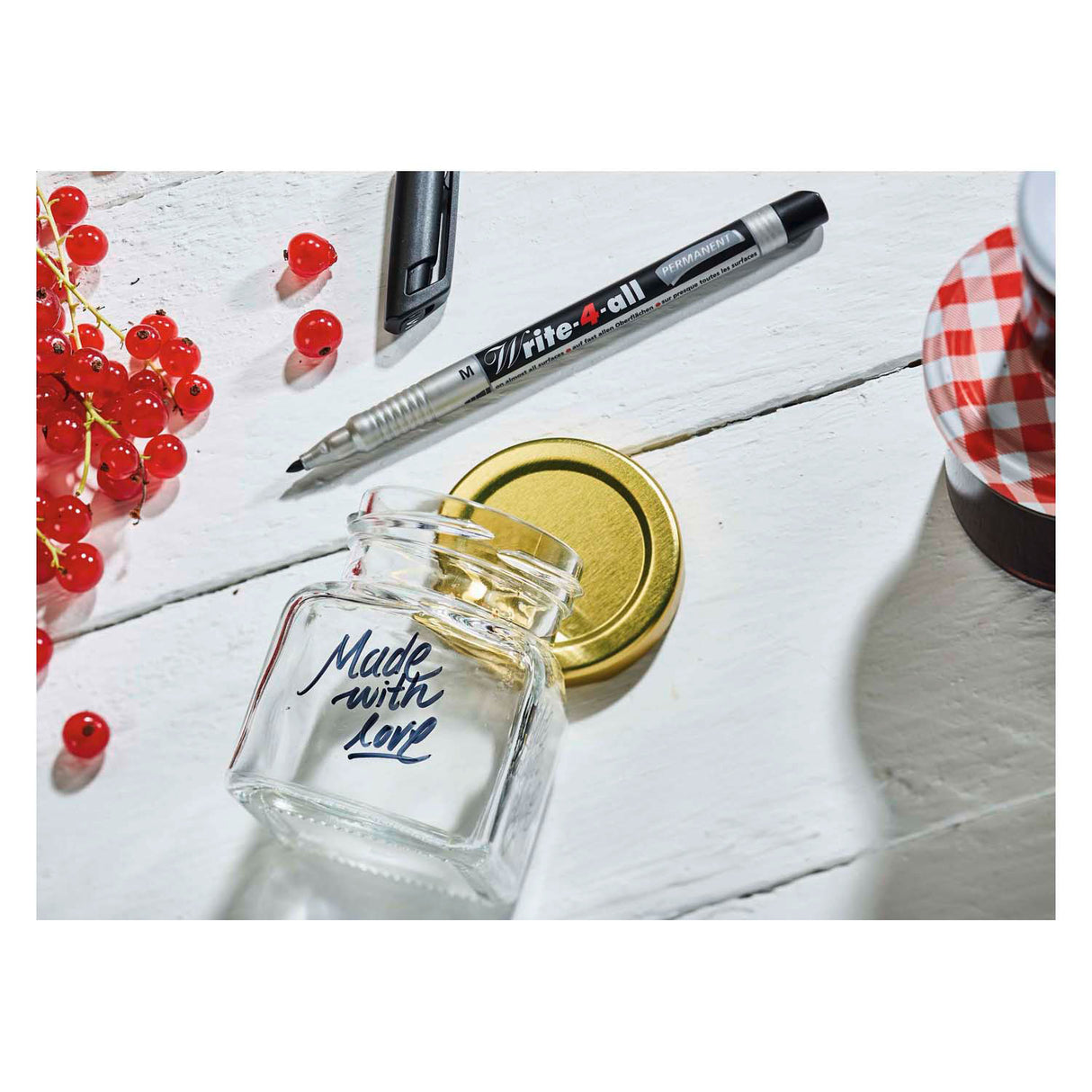 Stabilo write-4-all - marqueur permanent - fin - noir