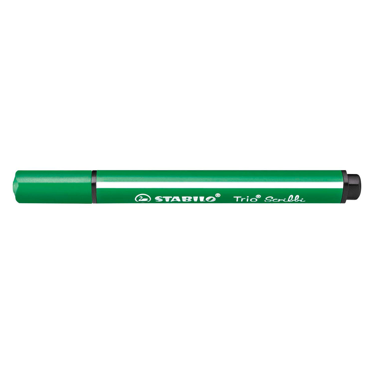 Stabilo trio scribbi - felt-tip pen with spring-loaded tip - green
