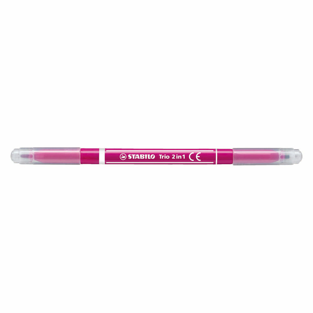 Stabilo Trio 2 in 1 - Filztip Stift und Fineliner in einem - Set 10 Stücke