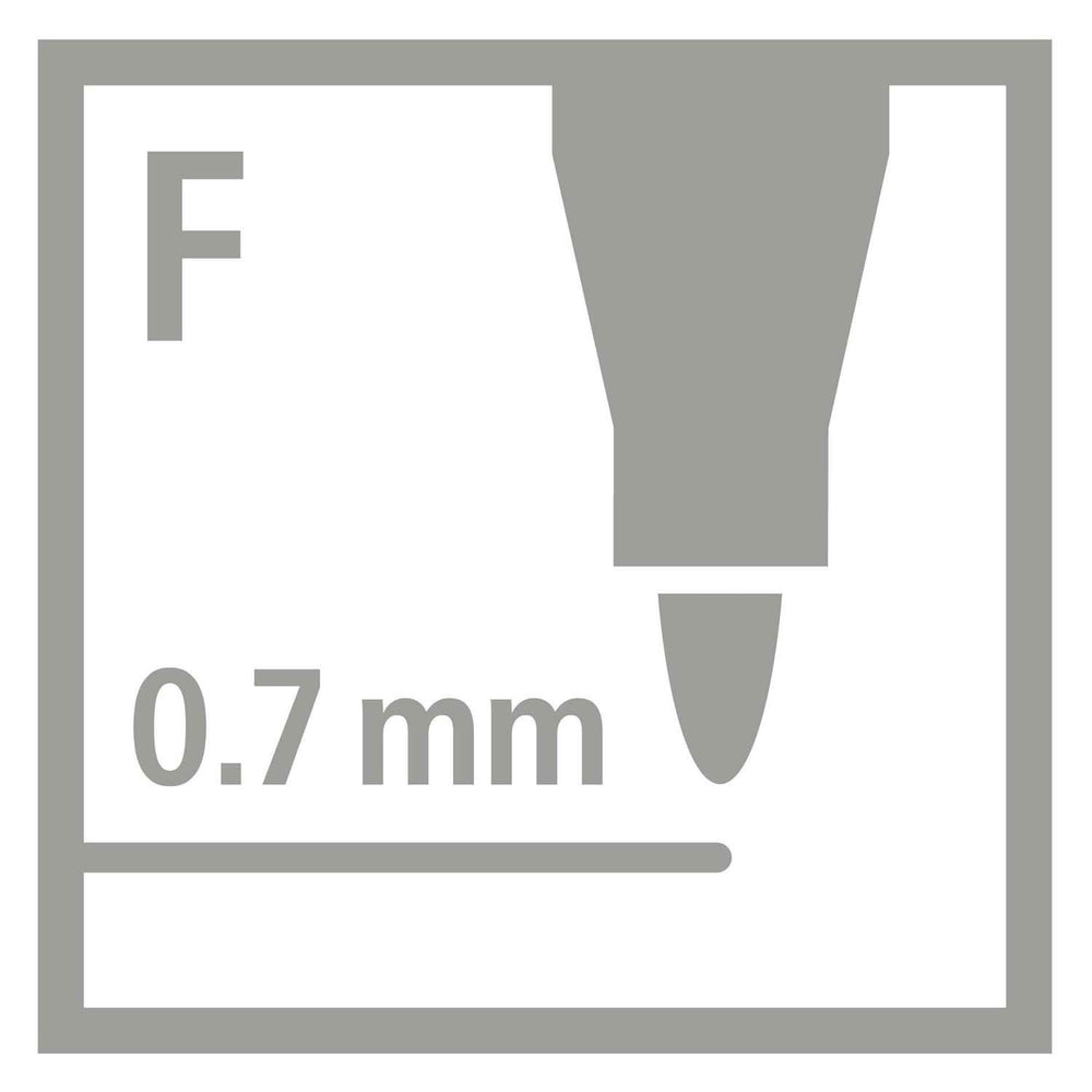 Stabilo Trio A-Z Feltstift, 12st.