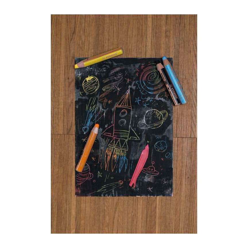 Stabilo Woody 880 3in1 – raudona