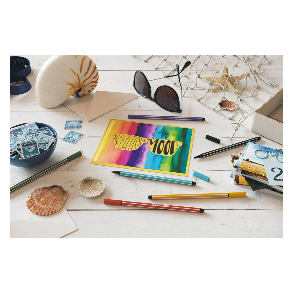 Stabilo pero 68 - fixka - fluorescenčná zelená (68 033)