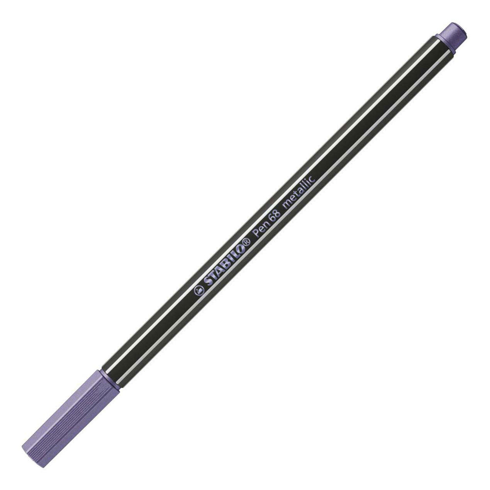 STABILO Felt-Tip Pen - Metallic Purple (68 855)