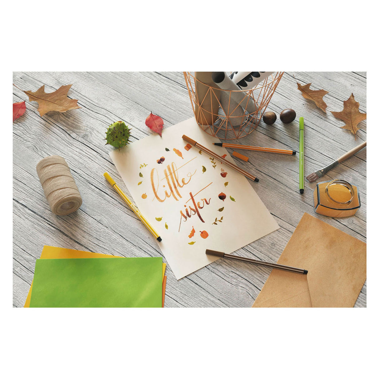 Stylo Stabilo 68 - feutre - couleur peau claire (68 26)