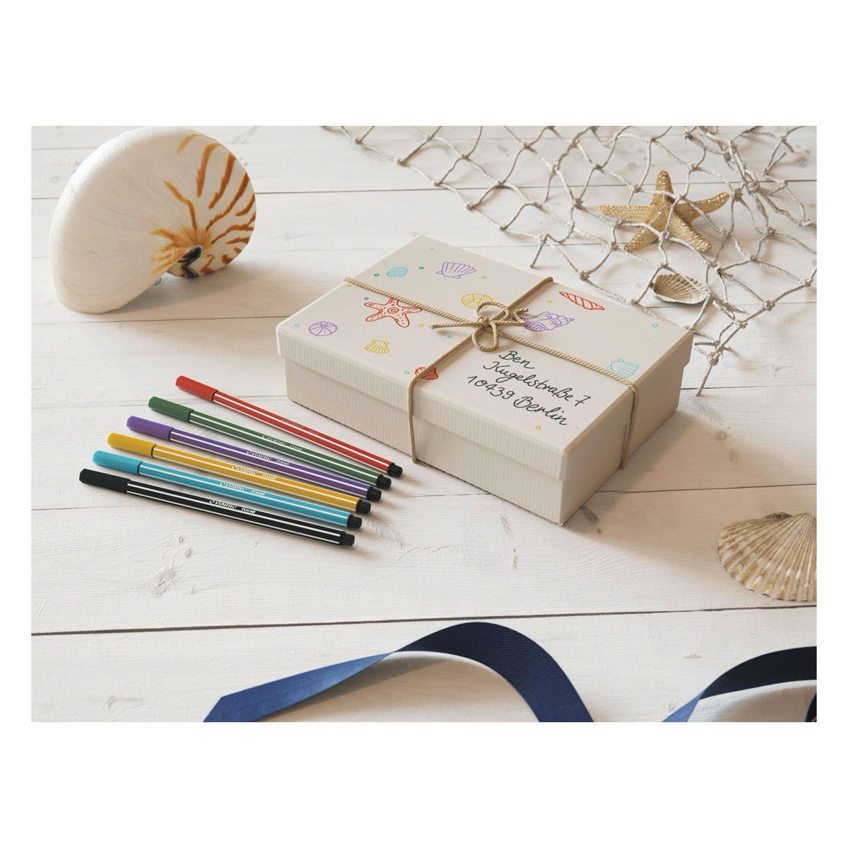 Stylo Stabilo 68 - feutre - couleur peau claire (68 26)