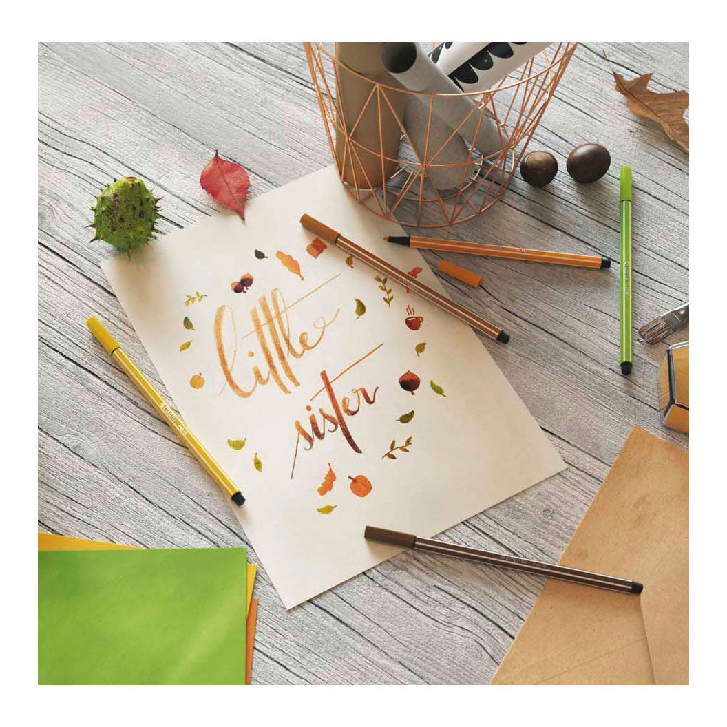 Stabilo pen 68 - felt-tip pen - black (68 46)