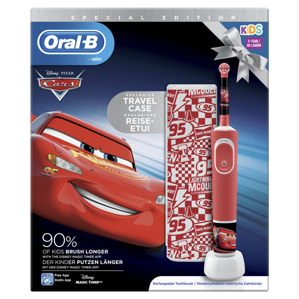 Oral-B Oral-B Disney elektrisk tandbørste rød hvid