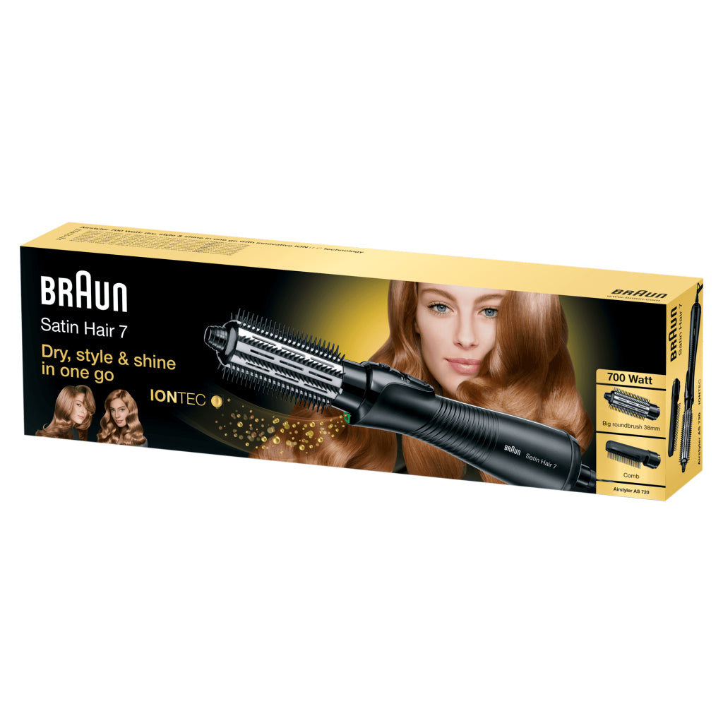 Braun as720 satin hair 7 iontec airstyler noir argent