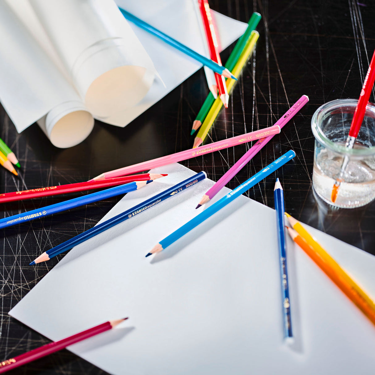 Stabilo Aquacolor Metall Box, 12..