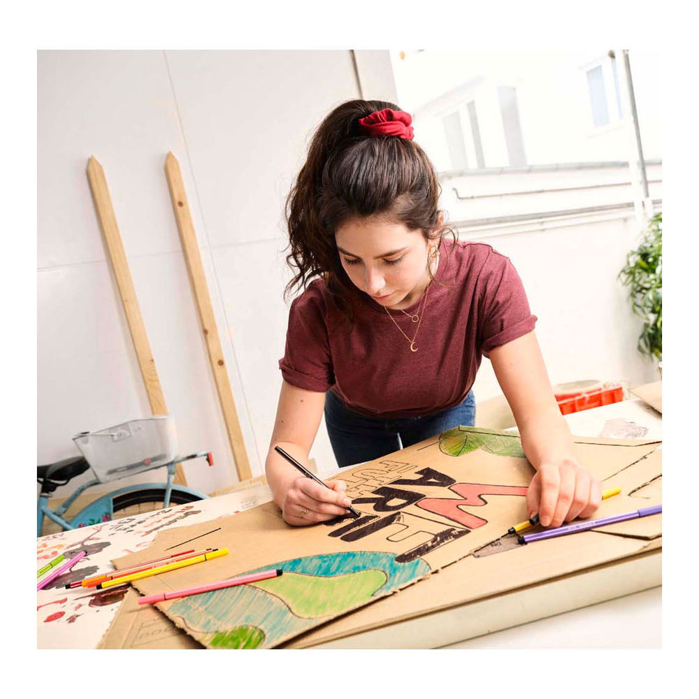 STABILO PEN 68 PASTEL -TIP PENS, 8ST.