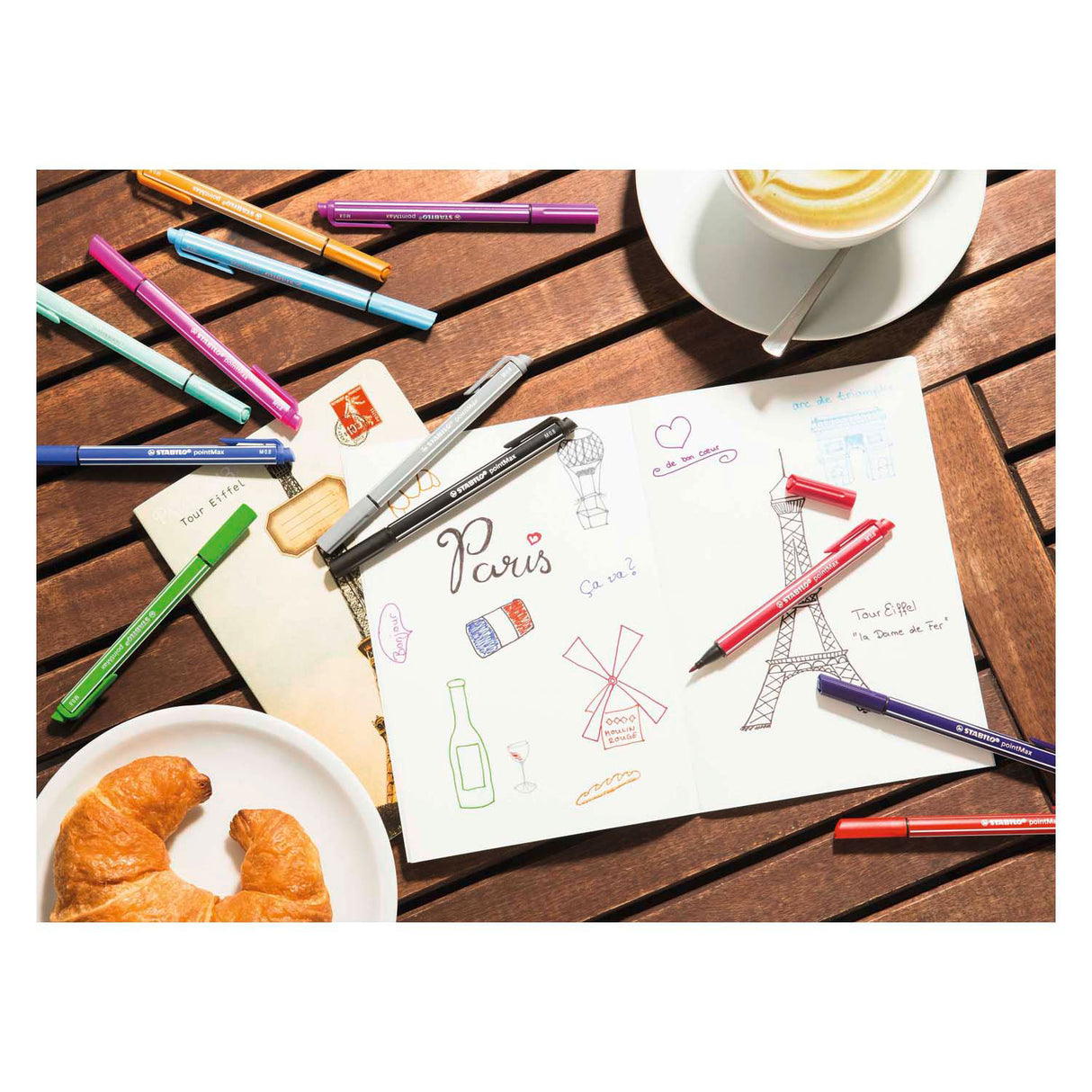 Stabilo pointmax - hardtip fineliner 0,8 mm - turkoosi