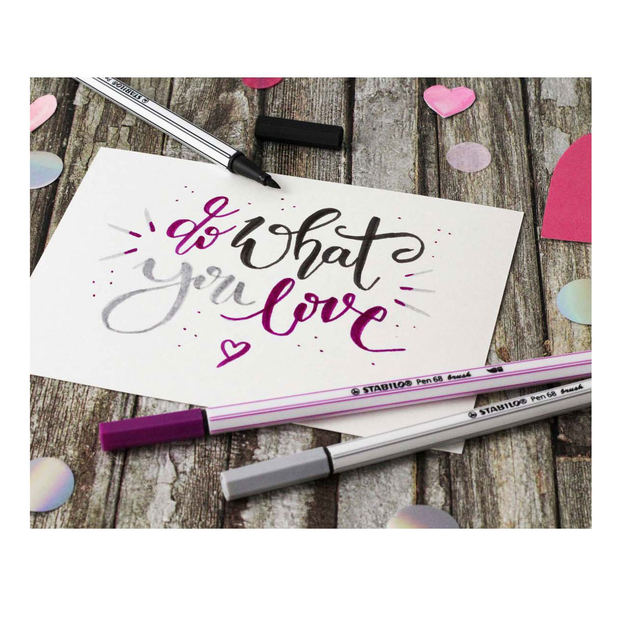 STABILO Pen 68 Brush 19 - Purple