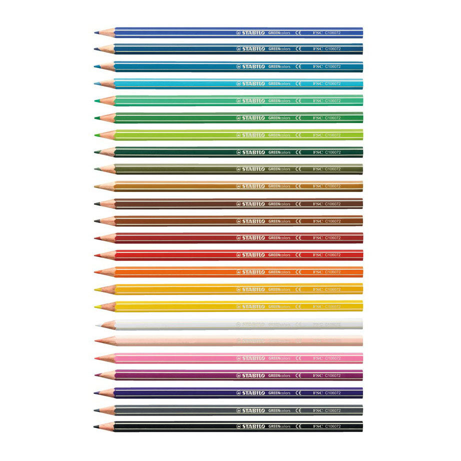 Stabilo Greencolors színes ceruzák Arty, 24st.