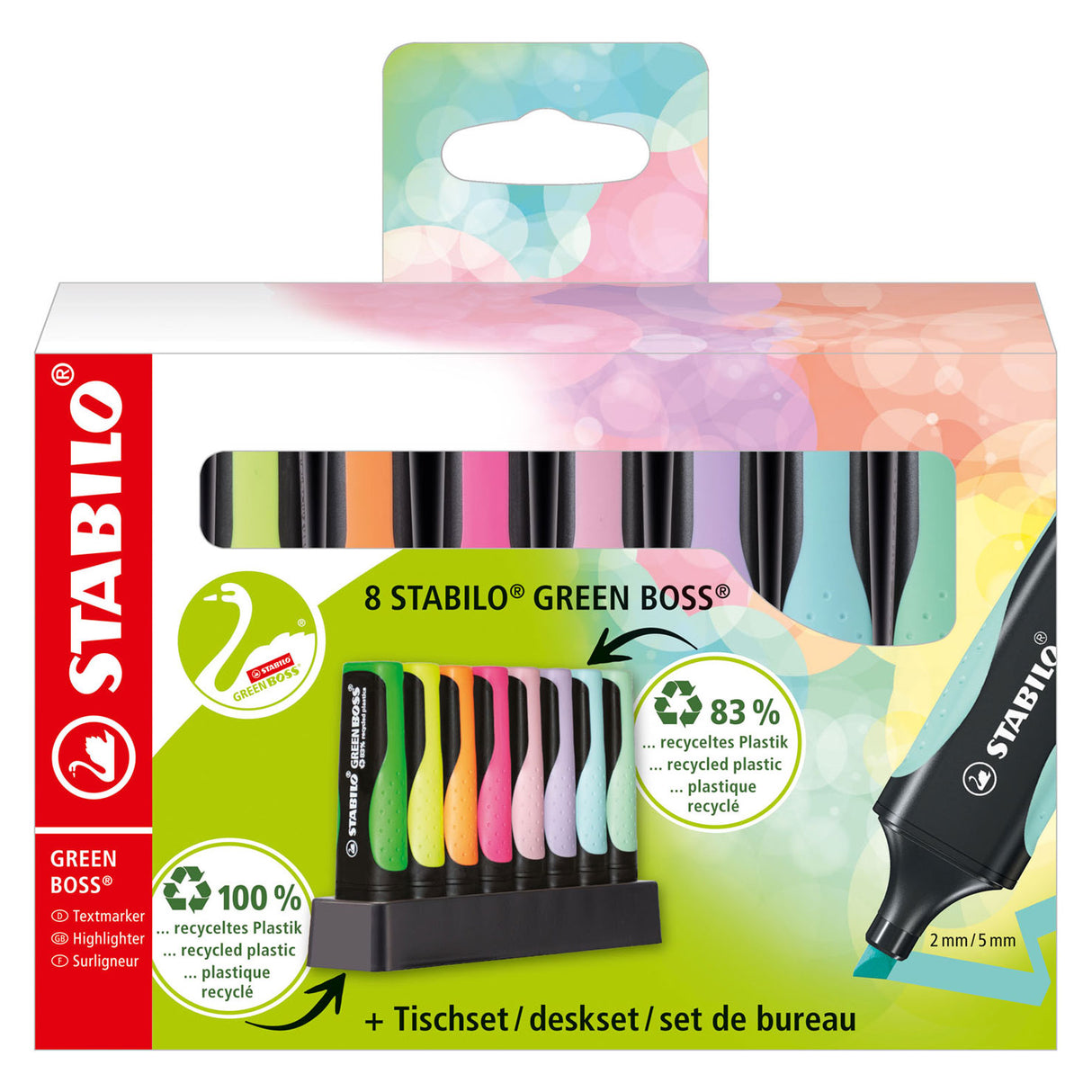 Stabilo Green Boss Pzdus, 8sta.