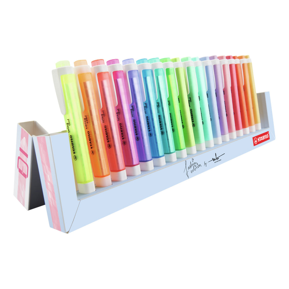 Stabilo Swing Cool - Marcador de marcado - Deskset de 18 piezas