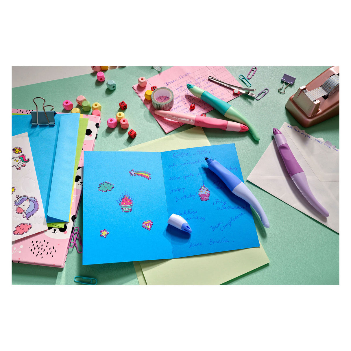 Стабило леснооригинална пастел вляво - ефирно синьо