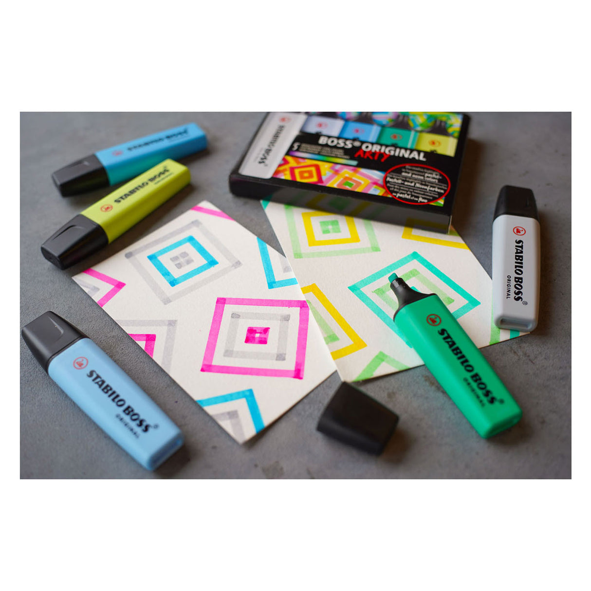 Stabilo Boss Original Arty Deskset, 23.