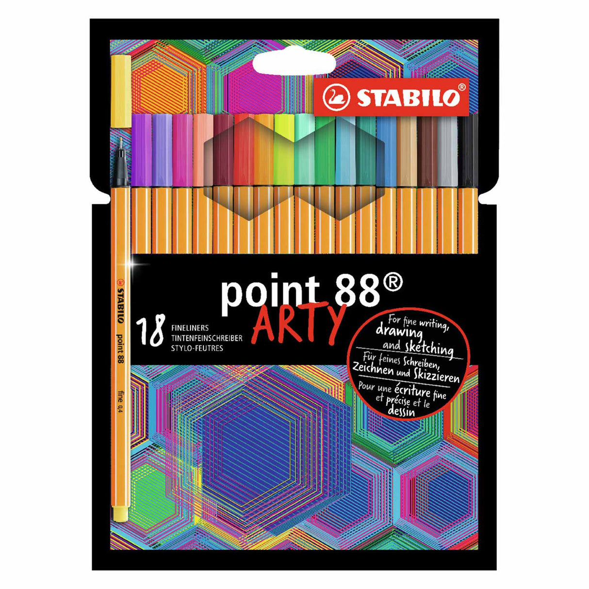 Stabilo Point 88 Arty Fineliners, 18..