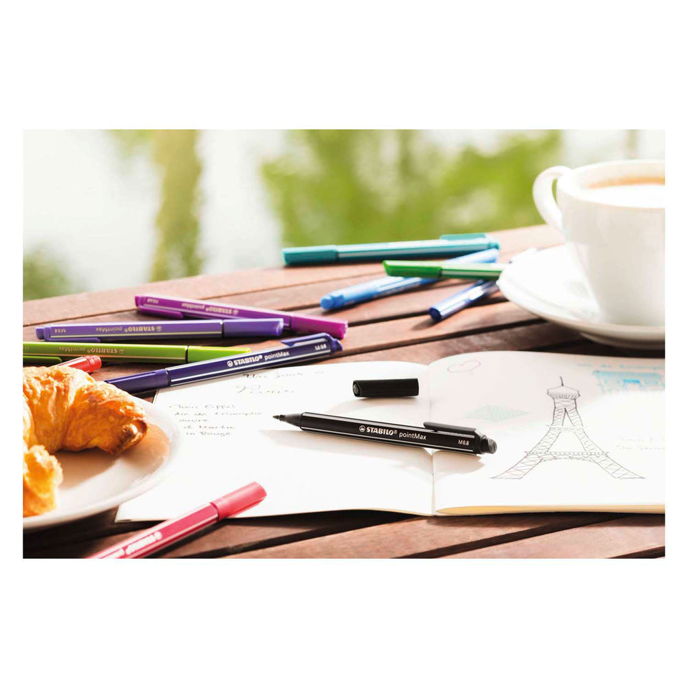 Stabilo Pointmax Fineliners, 15º.