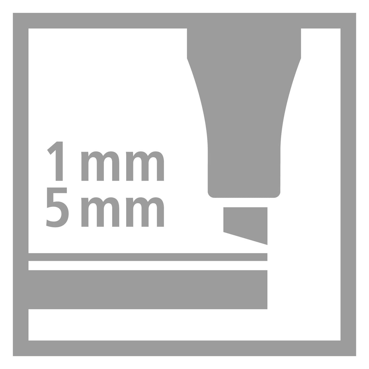 Pen stabilo 68 Pen de fieltro máximo -tip con punto de cincel grueso Smaragdgroen