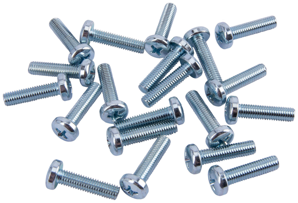 Dresselhaus metal screw threaded 5x20mm 20pcs. pan head cross recess