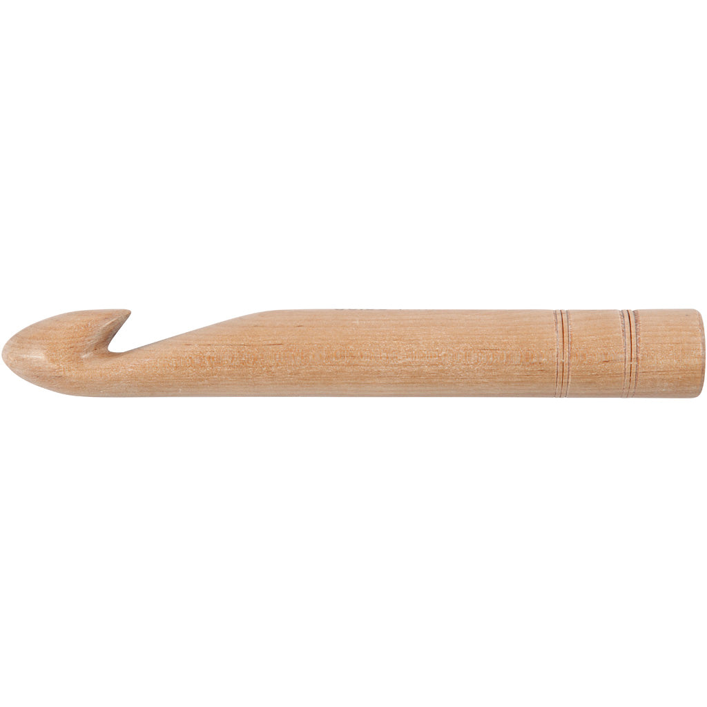 Creativ company wooden crochet hook no. 30, 23 cm